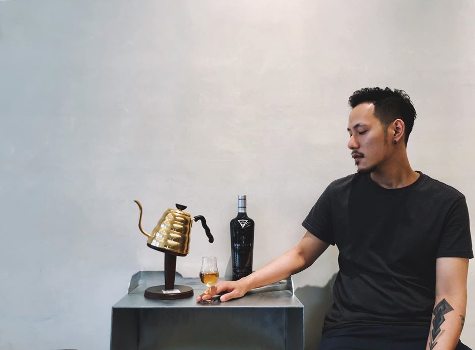 Chad Wang, enjoy a glass of whiskey